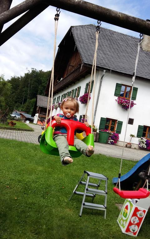Weinbachbauer - Urlaub Am Bauernhof Villa Sankt Wolfgang im Salzkammergut Bagian luar foto